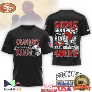 San Francisco 49ers Grandpa’s Favorite Squad Funny Father’s Day Football T Shirt San Francisco 49ers Grandpa’s Favorite Squad Funny Father’s Day Football T Shirt