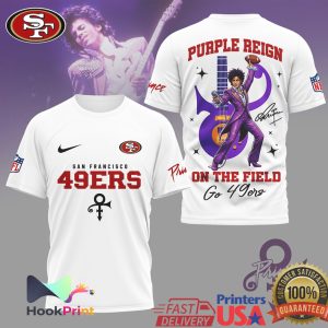 San Francisco 49ers Prince Purple Reign On The Field T Shirt
