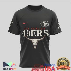 San Francisco 49ers Still The Problem Western Bull Skull Black T Shirt San Francisco 49ers Still The Problem Western Bull Skull Black T Shirt
