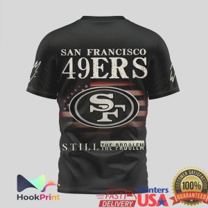 San Francisco 49ers Still The Problem Western Bull Skull Black T Shirt
