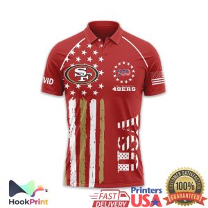 San Francisco 49ers USA 250th Anniversary 1776 2026 Patriotic Polo Shirt San Francisco 49ers USA 250th Anniversary 1776 2026 Patriotic Polo Shirt