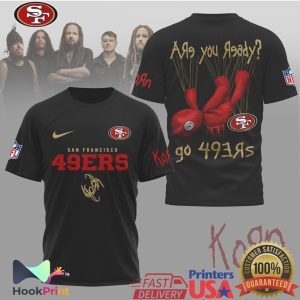 San Francisco 49ers x Korn Issues Doll Are You Ready Tribute T Shirt San Francisco 49ers x Korn Issues Doll Are You Ready Tribute T Shirt