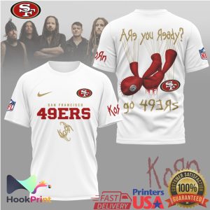 San Francisco 49ers x Korn Issues Doll Are You Ready Tribute T Shirt