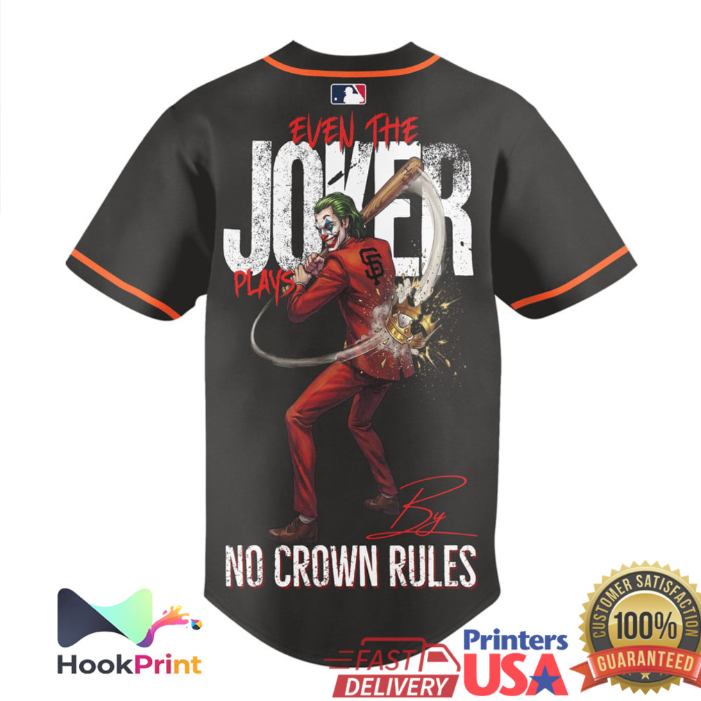 San Francisco Giants Joker Baseball Custom MLB Joker Fan Gear Jersey San Francisco Giants Joker Baseball Custom MLB Joker Fan Gear Jersey
