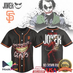 San Francisco Giants Joker Baseball Custom MLB Joker Fan Gear Jersey