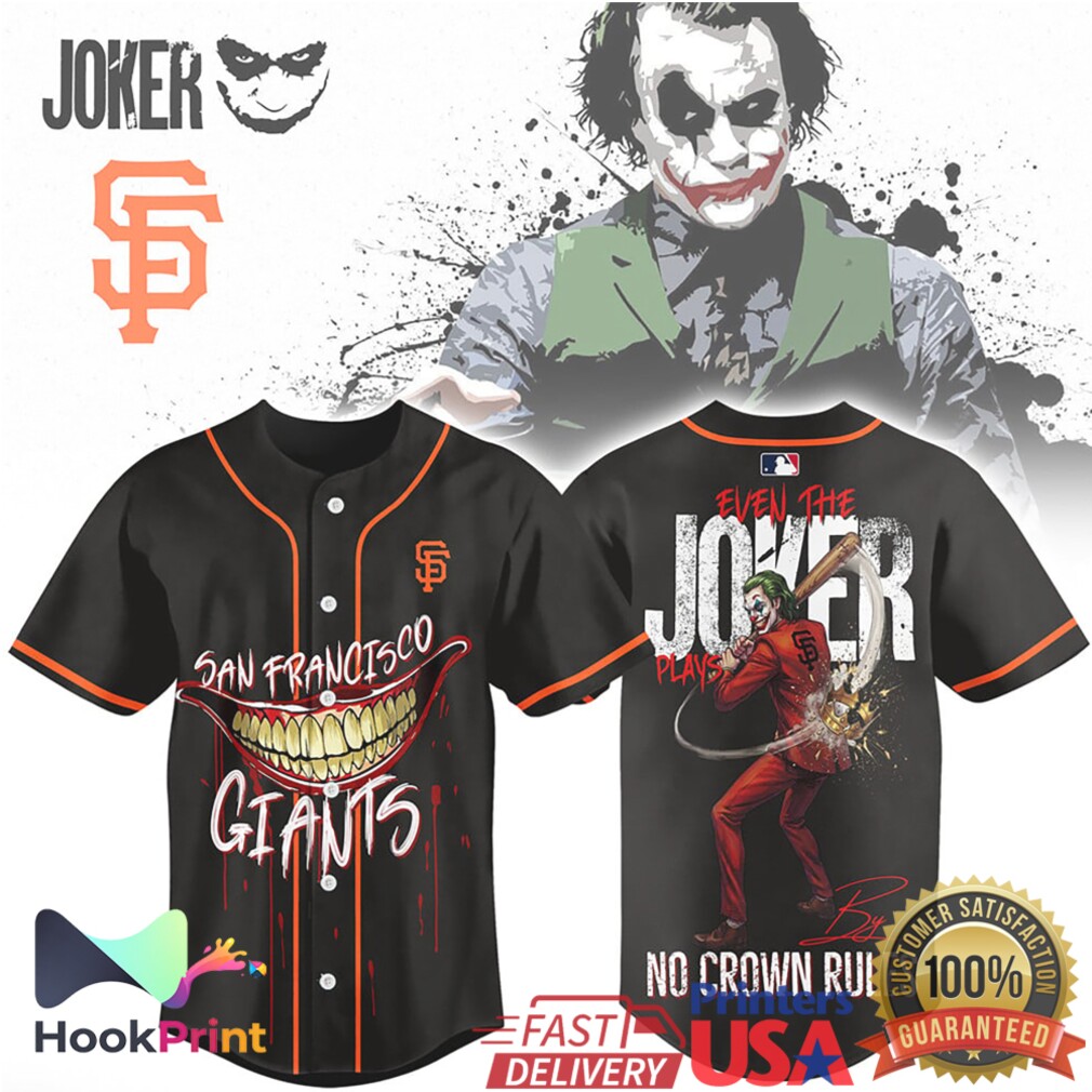 San Francisco Giants Joker Baseball Custom MLB Joker Fan Gear Jersey San Francisco Giants Joker Baseball Custom MLB Joker Fan Gear Jersey