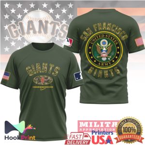 San Francisco Giants Military Appreciation Night US Army Olive T Shirt San Francisco Giants Military Appreciation Night US Army Olive T Shirt