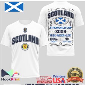 Scotland FIFA rld Cup 2026 Pride Passion Glory Soccer Sports T Shirt
