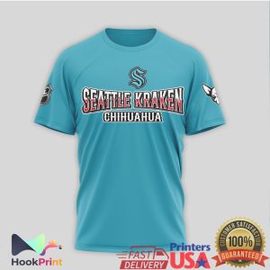 Seattle Kraken NHL I Choose Violence Chihuahua Dog Fan T Shirt