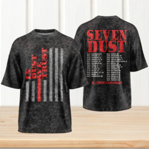 Sevendust In Dust We Trust 2026 Tour American Flag Style Fans T Shirt Sevendust In Dust We Trust 2026 Tour American Flag Style Fans T Shirt