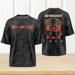 Sevendust One 2026 North American Tour Vintage Retro Heavy Metal Band T Shirt Sevendust One 2026 North American Tour Vintage Retro Heavy Metal Band T Shirt