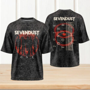 Sevendust One Tour 2026 Official Concert Dates Vintage Retro Style Fans T Shirt Sevendust One Tour 2026 Official Concert Dates Vintage Retro Style Fans T Shirt