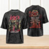 Slayer Est 1981 Los Angeles Bleach Splatter Style Heavy Metal Band T Shirt Slayer Est 1981 Los Angeles Bleach Splatter Style Heavy Metal Band T Shirt