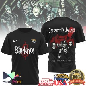 Slipknot X Jacksonville Jaguars The Subliminal Verses Heavy Metal Football T Shirt