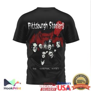 Slipknot X Pittsburgh Steelers The Subliminal Verses Heavy Metal Football T Shirt Slipknot X Pittsburgh Steelers The Subliminal Verses Heavy Metal Football T Shirt