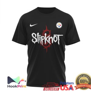 Slipknot X Pittsburgh Steelers The Subliminal Verses Heavy Metal Football T Shirt