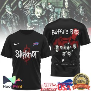 Slipknot x Buffalo Bills The Subliminal Verses Metal Fan T Shirt