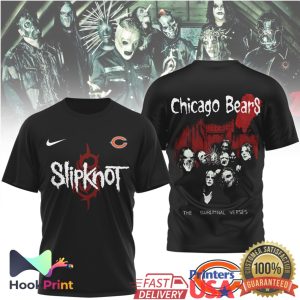 Slipknot x Chicago Bears The Subliminal Verses Metal Fan T Shirt