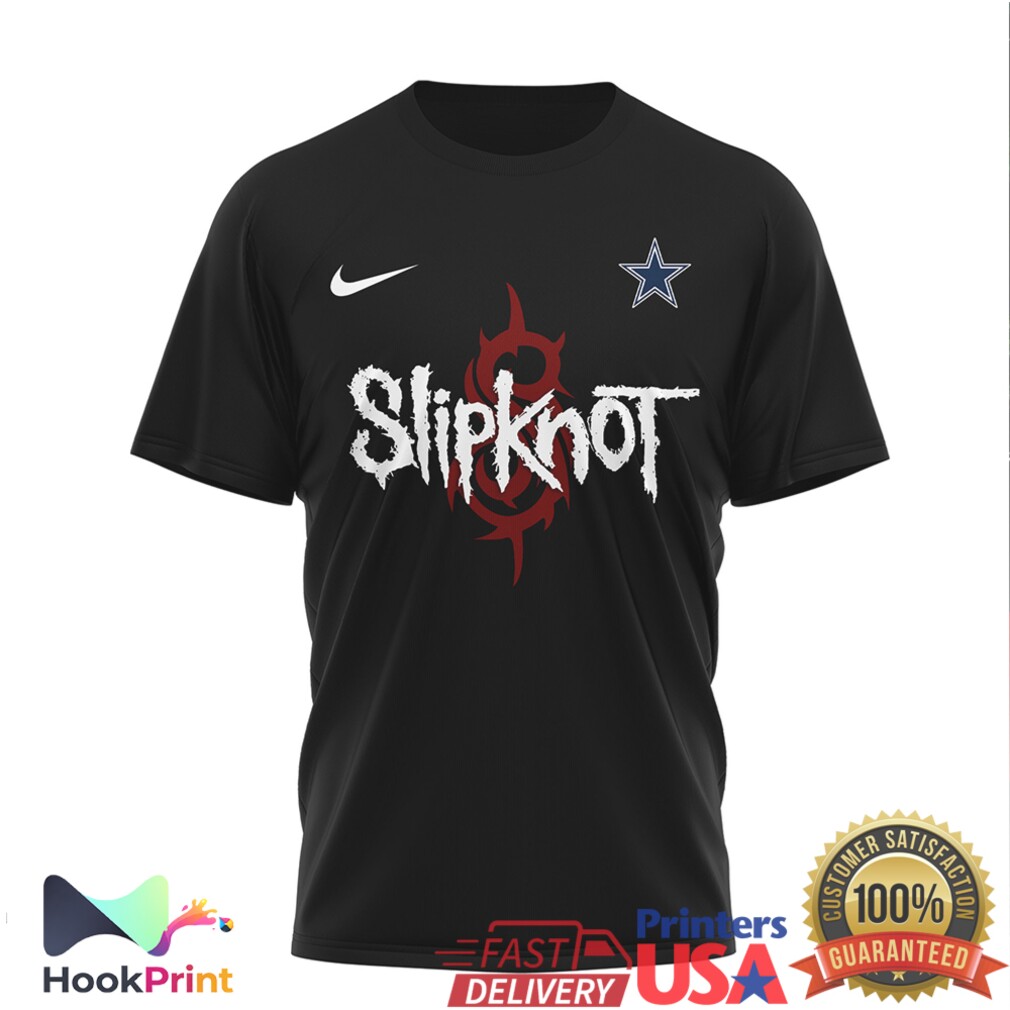 Slipknot x Dallas Cowboys The Subliminal Verses Black T Shirt Slipknot x Dallas Cowboys The Subliminal Verses Black T Shirt