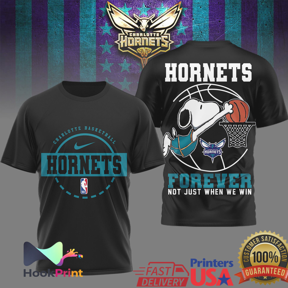 Snoopy Charlotte Hornets Basketball Forever Not Just When We Win T Shirt Snoopy Charlotte Hornets Basketball Forever Not Just When We Win T Shirt