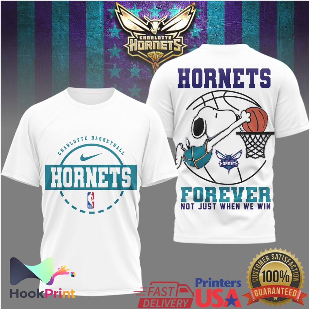 Snoopy Charlotte Hornets Basketball Forever Not Just When We Win T Shirt Snoopy Charlotte Hornets Basketball Forever Not Just When We Win T Shirt