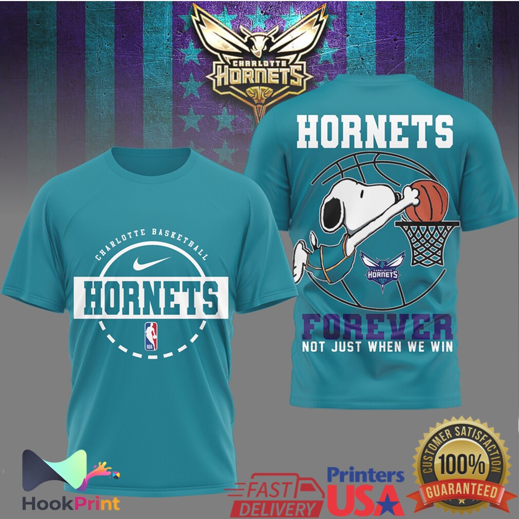 Snoopy Charlotte Hornets Basketball Forever Not Just When We Win T Shirt Snoopy Charlotte Hornets Basketball Forever Not Just When We Win T Shirt