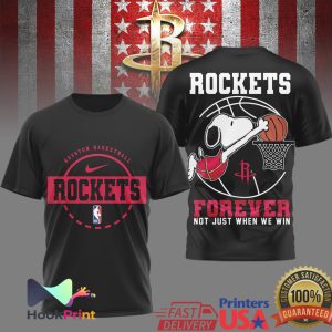 Snoopy Houston Rockets Basketball Forever Not Just When We Win T Shirt Snoopy Houston Rockets Basketball Forever Not Just When We Win T Shirt