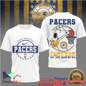 Snoopy Indiana Pacers Basketball Forever Not Just When We Win T Shirt
