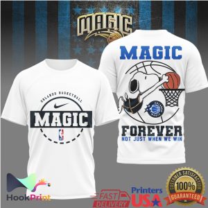 Snoopy Orlando Magic Basketball Forever Not Just When We Win T Shirt