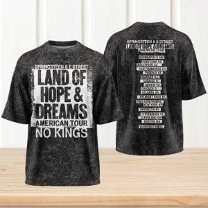 Springsteen & E Street Band Land of Hope and Dreams Tour Dates T Shirt
