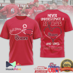 St. John’s Red Storm Never Underestimate A Nurse Who Understands Baseball Fan 2026 T Shirt St. John’s Red Storm Never Underestimate A Nurse Who Understands Baseball Fan 2026 T Shirt