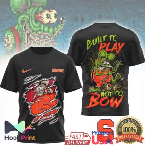 Syracuse Orange Built To Play Not To Bow Vintage Rat Style T Shirt