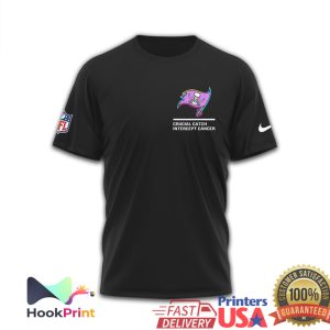 Tampa Bay Buccaneers Crucial Catch Intercept Cancer Awareness Black T Shirt