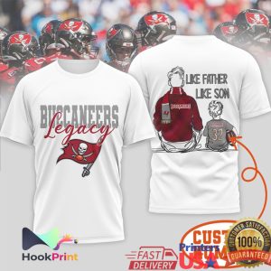 Tampa Bay Buccaneers Legacy Like Father Like Son Bucs Football T Shirt