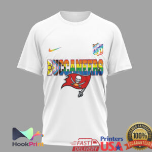 Tampa Bay Buccaneers NFL More Pride Less Prejudice Snoopy Rainbow 2026 T Shirt