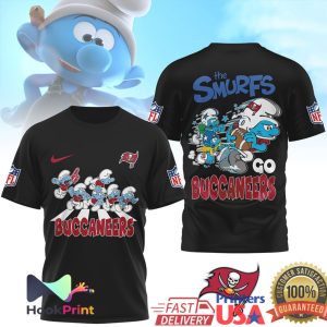 Tampa Bay Buccaneers Smurfs Football Fan Go Buccaneers T Shirt