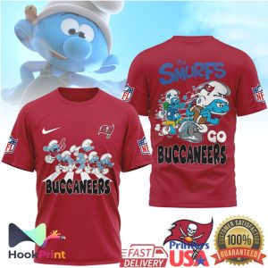 Tampa Bay Buccaneers Smurfs Football Fan Go Buccaneers T Shirt