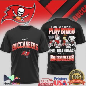 Tampa Bay Buccaneers Some Grandmas Play Bingo Real Grandmas Watch Buccaneers T Shirt
