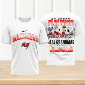 Tampa Bay Buccaneers Some Grandmas Play Bingo Real Grandmas Watch Bucs T Shirt
