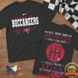 Tampa Bay Buccaneers Stick Shift Graphic Shirt NFL Gearbox Pulse T Shirt