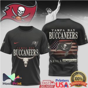 Tampa Bay Buccaneers Still The Problem Western Bull Skull Black T Shirt
