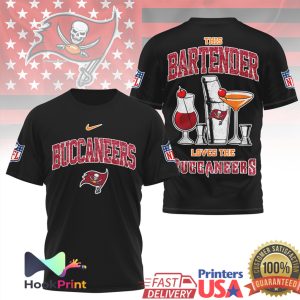 Tampa Bay Buccaneers This Bartender Loves The Buccaneers NFL Bar Life T Shirt Tampa Bay Buccaneers This Bartender Loves The Buccaneers NFL Bar Life T Shirt