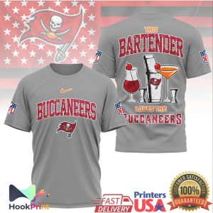 Tampa Bay Buccaneers This Bartender Loves The Buccaneers NFL Bar Life T Shirt