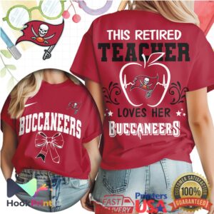 Tampa Bay Buccaneers This Retired Teacher Loves Her Buccaneers NFL Fan T Shirt