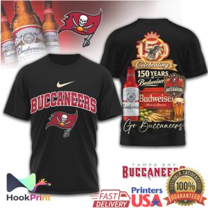 Tampa Bay Buccaneers x Budweiser 150 Years Anniversary Celebration T Shirt