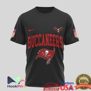 Tampa Bay Buccaneers x Rush Band 2112 Starman Black 3D T Shirt