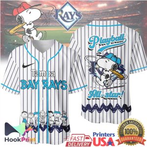 Tampa Bay Rays x Peanuts Snoopy All Star Baseball Jersey