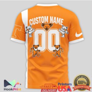 Tennessee Volunteers NCAA Basketball Champions 2026 Grateful Dead Dancing Bears Custom Name Fans T Shirt