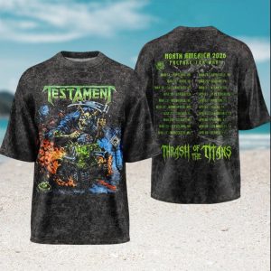 Testament Prepare for War 2026 Tour Reaper Tank Graphic T Shirt Testament Prepare for War 2026 Tour Reaper Tank Graphic T Shirt