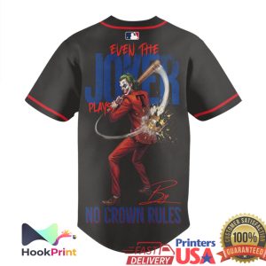 Texas Rangers Joker Baseball Even The Joker Plays By No Crown Rules Jersey
